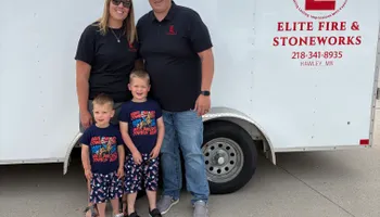 Masonry for Elite Fire & Stoneworks in Hawley, MN
