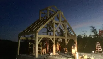 Timber Framing for Dresser Timber Frames in Dedham, ME