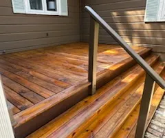 Stain Samples for Frontline Woodcare, LLC in Robertsdale, AL