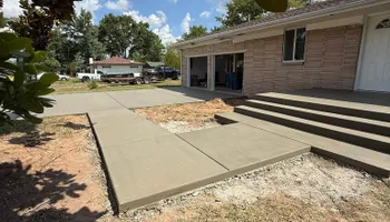 Stamped Concrete Installation for Modern Concrete LLC in Lowell, AR
