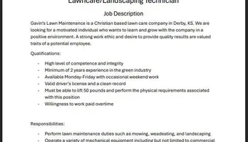 Lawn Maintenance for Gavin's Lawn Maintenance in Derby, KS