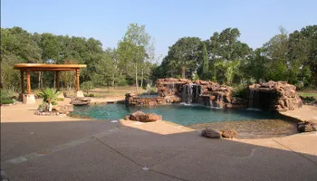 Custom Pool Design for Out Back Pool and Spa Creations in The Woodlands, TX