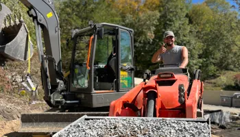Excavation for DiSessa Landscape & Construction in Wantage, NJ