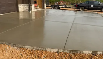 Concrete Driveway Installation for Immaculate Concrete and Construction in Troy, IL