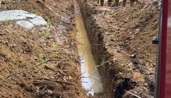 Drainage and storm water for Triple C’s Excavation in Ashford, CT