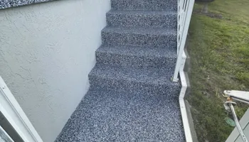 Epoxy Flooring Installation for Envious coatings in Wildwood, FL