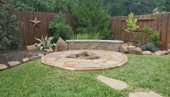 Landscape Installation for Atlas Land Design in Creekside Park, TX
