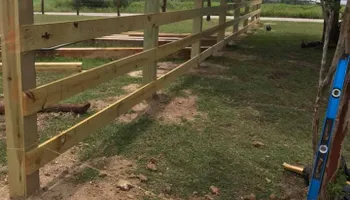 Fence Installation for Knight Fencing in College Station, TX
