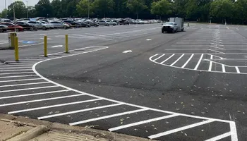 Parking Lot Striping for Straight Line Striping in Little Rock, AR