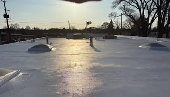 Spray polyurethane Foam&coating system for increased thermal protection. for Watershed Commercial Roofing in Grand Rapids, MI