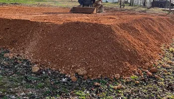 Demolition for Simmons land works in Sardis,, TN