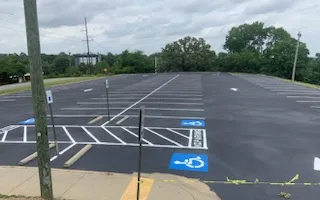 Parking Lot Striping for Straight Line Striping in Little Rock, AR