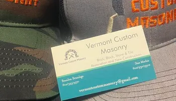 Masonry for Vermont Custom Masonry, LLC in Chittenden County, VT