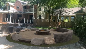 Landscape Installation for Atlas Land Design in Creekside Park, TX