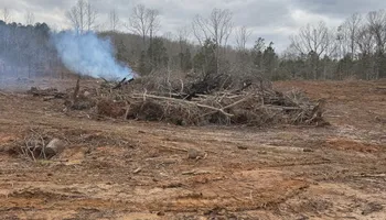 Demolition for Simmons land works in Sardis,, TN