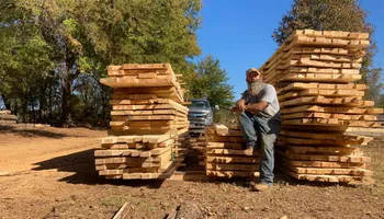 Dove Tail Cabins for Jrs. Sawmilled Lumber in Munford, AL