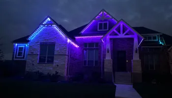 LED Light Installation for Light It Up AV and Turf in Keller, TX
