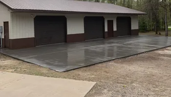 Traditional Broom Finished Concrete for Outdoor Dynamics LLC in Sherburne County, MN