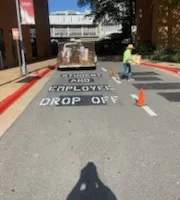 Parking Lot Striping for Straight Line Striping in Little Rock, AR