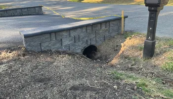 Retaining Wall Construction for OutDoorMasters Hardscape in Fredericksburg, VA