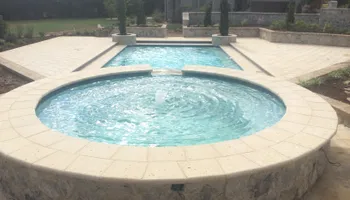 Custom Pool Design for Out Back Pool and Spa Creations in The Woodlands, TX