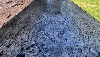 Stamped Concrete Installation for Modern Concrete LLC in Lowell, AR