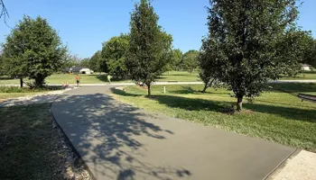 Stamped Concrete Installation for Modern Concrete LLC in Lowell, AR