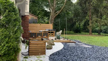 Mulch Installation for Blue Cardinal Outdoor Living Construction in Kokomo, IN