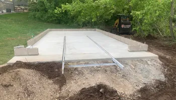 Traditional Broom Finished Concrete for Outdoor Dynamics LLC in Sherburne County, MN