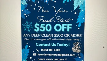 Laundry for Premier Cleaning & Laundry Services, LLC in Medina, NY