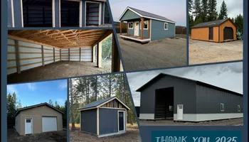 Garage/ Shop Construction for Rocky Mountain Shed Builders in Whitefish, MT