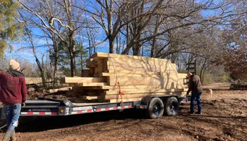 Dove Tail Cabins for Jrs. Sawmilled Lumber in Munford, AL