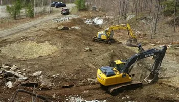 Dangerous Tree Removal for Andy Naylor Excavation in Stowe, VT
