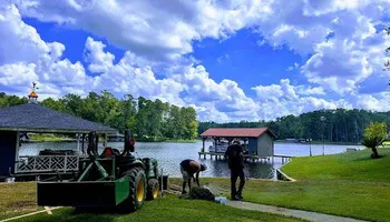 Mowing for Top Notch Tractor Work LLC in Milledgeville, GA