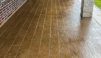 Decorative Concrete Overlay for Stamped Patio Solutions in Richmond, TX 
