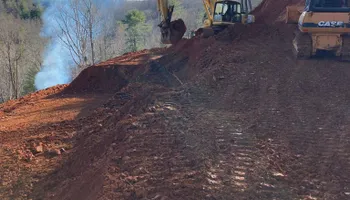 Land Clearing for Gibson Grade Works in Towns County, GA