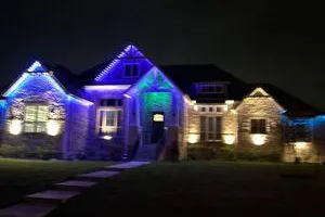 LED Light Installation for Light It Up AV & Turf in Westlake, TX