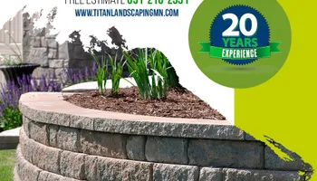 Retaining Wall Construction for Titan Landscaping in Rosemount, MN