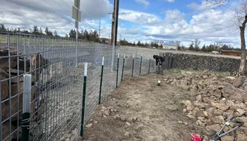 Fencing for Double RR Construction in Madras, OR