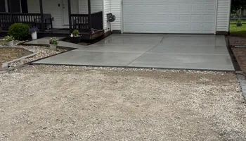 Concrete Driveway Installation for Immaculate Concrete and Construction in Troy, IL