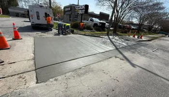 Concrete Installation for Marco’s Hardscapes in Chesapeake, VA
