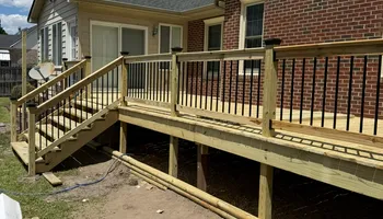 Deck Construction for Tarheel Restoration in Durham, NC