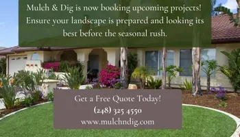 Softscaping Design & Installation for Mulch & Dig in West Bloomfield Township, MI