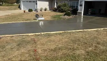 Concrete Driveway Installation for Immaculate Concrete and Construction in Troy, IL