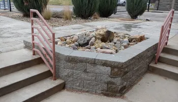 Retaining Wall Construction for VQ Land & Stone in St. Louis, MO