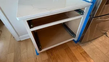 Custom Cabinet Finishing for Tony's Prestige Painting in Topsail Beach, NC