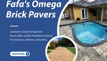 Paver Installation for Fafa's Omega Brick Pavers in Lakeland, FL