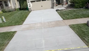 Traditional Broom Finished Concrete for Outdoor Dynamics LLC in Sherburne County, MN