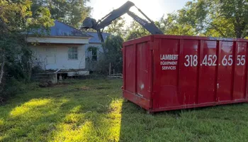 Dumpster Roll Off Rentals for Lambert Equipment Services in Hessmer, LA