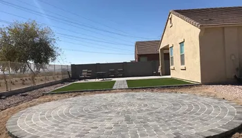 Patio Design & Construction for Green landscape in Chandler, AZ